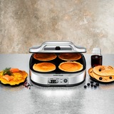Rommelsbacher Pancakemaker PC1800 Pam, Máquina de hacer tortitas plateado