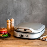 Rommelsbacher Pancakemaker PC1800 Pam, Máquina de hacer tortitas plateado