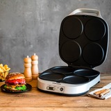 Rommelsbacher Pancakemaker PC1800 Pam, Máquina de hacer tortitas plateado