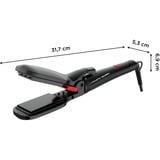 Rowenta Infinite Looks CF422L Rizador de pelo Caliente Negro, Rosa 48 W Rizador de pelo, Caliente, Barra de desplazamiento, 60 s, 60 s, Negro, Rosa