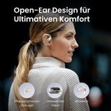 Shokz OpenFit Auriculares Inalámbrico gancho de oreja Llamadas/Música/Deporte/Uso diario Bluetooth Blanco beige, Inalámbrico, Llamadas/Música/Deporte/Uso diario, 73,85 g, Auriculares, Blanco