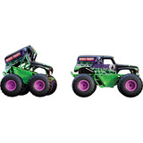 Spin Master Monster Jam, Smash & Bash Grave Digger oficial, vehículo para interiores y exteriores por control remoto, camión monstruo reparable a escala 1:15, juguetes para niños y niñas a partir de 4 años, Radiocontrol Monster Jam , Smash & Bash Grave Digger oficial, vehículo para interiores y exteriores por control remoto, camión monstruo reparable a escala 1:15, juguetes para niños y niñas a partir de 4 años, Monster truck, 4 año(s), Plástico, Negro, Verde