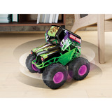 Spin Master Monster Jam, Smash & Bash Grave Digger oficial, vehículo para interiores y exteriores por control remoto, camión monstruo reparable a escala 1:15, juguetes para niños y niñas a partir de 4 años, Radiocontrol Monster Jam , Smash & Bash Grave Digger oficial, vehículo para interiores y exteriores por control remoto, camión monstruo reparable a escala 1:15, juguetes para niños y niñas a partir de 4 años, Monster truck, 4 año(s), Plástico, Negro, Verde