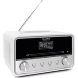 TechniSat DIGITRADIO 585 Personal Analógico y digital Blanco, Radio despertador blanco, Personal, Analógico y digital, DAB+,FM, 87.5 - 108 MHz, 20 W, MP3
