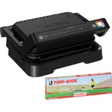 Tefal OptiGrill 4in1 GC7748 parrilla eléctrica de contacto, Barbacoa de contacto negro, Negro, Metal, Rectangular, Botones, 600 cm², 300 x 200 mm