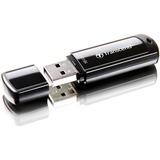 Transcend JetFlash 700, Lápiz USB negro brillante, 16 GB, USB tipo A, 3.2 Gen 1 (3.1 Gen 1), Tapa, 8,5 g, Negro