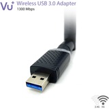 VU+ Adaptador USB 3.0 inalámbrico de banda dual, Adaptador Wi-Fi 