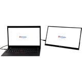Verbatim 49591 pantalla para PC 35,6 cm (14") 1920 x 1080 Pixeles Full HD LCD Pantalla táctil Negro, Monitor LED negro, 35,6 cm (14"), 1920 x 1080 Pixeles, Full HD, LCD, 6 ms, Negro