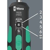 Wera Destornillador de torque 7515 Kraftform Safe-Torque Speed negro/Verde