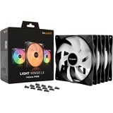 be quiet! LIGHT WINGS LX 140mm PWM 3-Pack Black Carcasa del ordenador Ventilador 14 cm Negro 3 pieza(s) negro, Ventilador, 14 cm, 1200 RPM, 95 m³/h, Negro