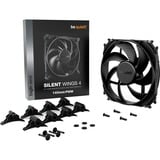 be quiet! SILENT WINGS 4 | 140mm PWM Carcasa del ordenador Ventilador 14 cm Negro 1 pieza(s) negro, Ventilador, 14 cm, 1100 RPM, 13,6 dB, 51,3 cfm, 87,16 m³/h