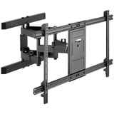 goobay 49746 soporte para TV 2,16 m (85") Negro, Soporte de pared negro, 127 cm (50"), 2,16 m (85"), 300 x 200 mm, 800 x 400 mm, -15 - 15°, Negro