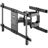 goobay 49746 soporte para TV 2,16 m (85") Negro, Soporte de pared negro, 127 cm (50"), 2,16 m (85"), 300 x 200 mm, 800 x 400 mm, -15 - 15°, Negro