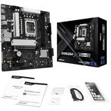 ASRock B860M-X GEN 5, Placa base negro/Plateado