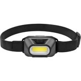 Ansmann Linterna frontal HD120B, Luz de LED negro