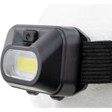 Ansmann Linterna frontal HD120B, Luz de LED negro