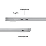 Apple MacBook Air (15") 2025, Portátil plateado