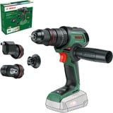 Bosch Atornillador percutor inalámbrico AdvancedImpact 18V-80 QuickSnap Solo, Taladro/destornillador verde