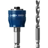 Bosch Expert 2 608 900 527 accesorio para adaptador de taladro Adaptador para sierra de corona azul, Adaptador para sierra de corona, Vástago hexagonal, Metal, Pipa, Plástico, Perfil, Madera con clavos, Azul, Plata, 80 mm, 3,37 cm