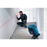 Bosch GLL 2-10 Professional Nivel de línea 10 m 630-650 nm, Láser de líneas cruzadas azul/Negro, 10 m, 0,3 mm/m, 4°, 650 nm, Rojo, 630-650 nm