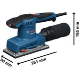 Bosch GSS 20-18 A, 0601070101, Lijadora orbital azul
