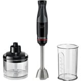 Bosch Serie 4 MSM4B620 licuadora 0,6 L Batidora de inmersión 1000 W Negro, Batidora de mano negro/Antracita, Batidora de inmersión, 0,6 L, Picahielos, 1,4 m, 1000 W, Negro
