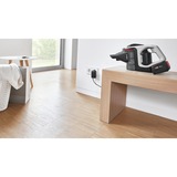 Bosch Serie 8 BSS82SIL1 aspiradora de pie y escoba eléctrica Sin bolsa Negro, Plata, Aspirador vertical blanco, Sin bolsa, Negro, Plata, Secar, Filtrado, Suelo duro, Alfombra, Escalones, Tapicería, LED