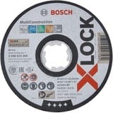 Bosch X-LOCK MULTI CONSTRUCTION Corte del disco, Hoja Corte del disco, Pipa, Hormigón aireado, Acero, Perfil, Piedra, Metal no ferroso, 11,5 cm, Bosch, 2,22 cm, Negro, Blanco