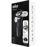 Braun Series 7 71-N1200s, Máquina de afeitar negro/Plateado