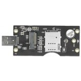 DeLOCK 63166 tarjeta y adaptador de interfaz Interno M.2, Convertidor USB tipo A, M.2, Negro, 38 mm, 93 mm, 6 mm