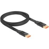 DeLOCK Cable plano DisplayPort 8K 60Hz negro