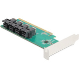 DeLOCK Tarjeta PCI Express x16 a 4 x interno SFF-8643 NVMe - LP, Tarjeta de interfaz 