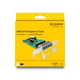 DeLOCK Tarjeta PCI Express x1 con 6 x USB externos + 1 x USB interno 5, Controlador USB 