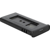 DeLOCK USB-C 40 Gbps para SSD M.2 NVMe PCIe con ventilador, Caja de unidades gris/Negro