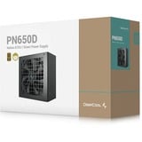 DeepCool R-PN650M-FC0B-EU-V2, Fuente de alimentación de PC negro