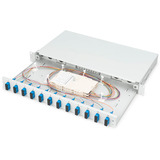 Digitus Caja de empalme LWL, equipada, 12x SC DX, OS2, Caja de fíbra óptica 