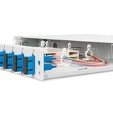 Digitus Caja de empalme LWL, equipada, 12x SC DX, OS2, Caja de fíbra óptica 