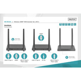 Digitus Set extensor KVM HDMI inalámbrico, Alargador de HDMI negro