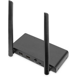 Digitus Set extensor KVM HDMI inalámbrico, Alargador de HDMI negro