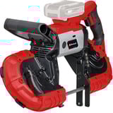 EINHELL Sierra de cinta inalámbrica Power X-Change TE-MB 18/127 Li-Solo, 18 Voltios rojo/Negro