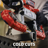 EINHELL Sierra de cinta inalámbrica Power X-Change TE-MB 18/127 Li-Solo, 18 Voltios rojo/Negro