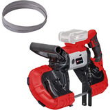 EINHELL TE-MB 18/127 Li-Solo, 4504216, Sierra de cinta rojo/Negro