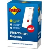 FRITZ! Smart Gateway Inalámbrico Blanco blanco, Blanco, Botones, Poder, WLAN, Si, Inalámbrico, Gigabit Ethernet, 128-bit AES