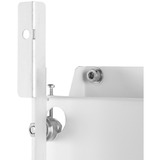 HAGOR 5761 soporte para pantalla de señalización 165,1 cm (65") Blanco, Adaptador blanco, 45 kg, 165,1 cm (65"), 400 x 400 mm