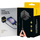 Intenso Adaptador de corriente W65ACIC GaN, Cargador negro
