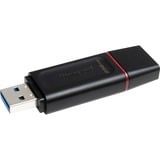 Kingston DataTraveler Exodia unidad flash USB 256 GB USB tipo A 3.2 Gen 1 (3.1 Gen 1) Negro, Lápiz USB negro/Rojo, 256 GB, USB tipo A, 3.2 Gen 1 (3.1 Gen 1), Tapa, 11 g, Negro