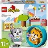 LEGO DUPLO 10977 Mis Primeros Cachorrito y Gatito con Sonidos, Juguete Educativo, Juegos de construcción Juguete Educativo, Juego de construcción, 1,5 año(s), Plástico, 22 pieza(s), 506 g