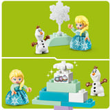 LEGO DUPLO Disney Frozen Caja creativa con Elsa y Olaf, Juegos de construcción 