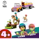 LEGO Friends Remolque para Caballo y Poni, Juegos de construcción Juego de construcción, 4 año(s), Plástico, 105 pieza(s), 248 g