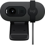 Logitech Brio 105 Cámaras web, Webcam grafito, 2 MP, 1920 x 1080 Pixeles, Full HD, 30 pps, 1280x720@30fps, 720p, 1080p